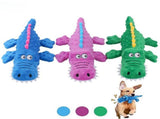 Indestructible Robust Crocodiles Dog Toy for Heavy Chewers, Unbreakable Stuffed Plush Dog Toys for V1369-AZ3-W-01881