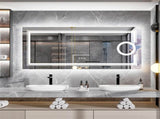 LED Bathroom Mirror 700x900mm Anti-Fog Shatterproof V178-66715