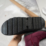 Women's Waterproof Snow Boots, Warm Fleece-Lined Winter Boots with Non-Slip Outdoor Sole for Cold V1189-LC-DG-00248