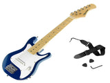 Karrera Electric Childrens Kids Guitar - Blue ECP-3W-BU
