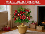 Christabelle 36cm Christmas Tabletop Topiary with Berries Baubles & Pine Cones 112_GUE504