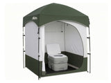 Weisshorn 20L Portable Camping Toilet Shower Tent Changing Room Outdoor Loo Set TENT-CR-SIN-TOILET-20L