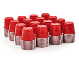 576x 2oz Premium Plastic Red Mini Shot Cups Extra Strong PET BPA Free V563-CP0202-24-1BOX