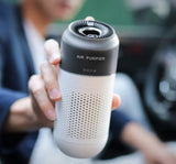 Car Air Purifier Air Freshener Portable Oxygen Bar Ozone Negative Ionizer Cleaner-White V201-W10958258