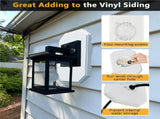 2X Siding Mounting Kit,8141DBL Outdoor Light Mounting Block,Siding Mounting Plate for Lap Double and V1370-AZ4-10063