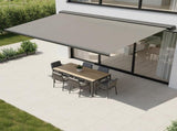 5.0m x 3.0m Retractable Folding Arm Awning Heavy Duty Full Cassette Motorised V63-821243