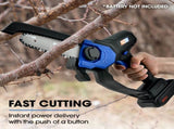 POWERBLADE SW6 20V Cordless Mini Chainsaw Skin Only, Electric Battery Powered Tree Pruner V219-CHNHCSPBSC2A