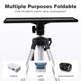 Universal Projector Tripod Laptop Floor Stand DJ Equipment Holder with Plate V767-M-KK050
