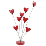 Red Stainless Steel Heart Picture Holder for Tabletop Adornment V1370-AZ4-16974