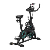 Everfit Spin Bike Exercise Bike 10kg Flywheel Fitness Home Gym 150kg capacity EB-B-SPIN-02-BK