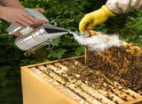 Galvanized Iron Beehive Smoker with Heat Shield Beekeeping Equipment V1294-YM0901-JY20728
