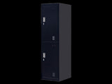 2-Door Vertical Locker for Office Gym Shed School Home Storage V63-832461