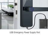 Tuya Home WIFI Smart Door Lock Biometric Fingerprint Smart Card Password Key USB V201-LOCK291BL8AU