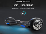 BULLET Gen III Hoverboard Scooter, Dual Copper Motors, UL Certified, AU Compliant, 6.5" Wheels, V219-TRNSCOBULB7CF
