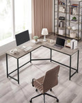 L-Shaped Computer Corner Desk Home Office V178-62784