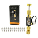HVAC Valves Cores Tool Brass Construction For R410A Systems 1/4" & 5/16" Valves Cores V1369-AZ3-W-14147
