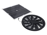 Solar Panel Fan Kit 12W Waterproof Solar Exhaust Fan for Indoors Small Chicken Coops Greenhouses V1294-YM0901-3111240021911