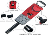 Black Lightweight Golf Retriever with Detachable No-Bend Shag Tube & Mesh Bag Holding Up to 70-Ball V888-ELOSUNG45790