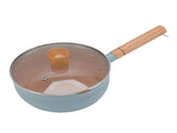 Sauce Pan Stick Proof Aluminum Alloy Multi Functional Milk Pot with Wooden Handle for Induction Gas V1294-YM0512-3118220271612