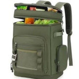 Large Capacity 30L Insulated Cooler Backpack Leakproof Waterproof Thermal Bag for Outdoor Picnic V1341-ZY-AZ7ZJMHZ-ARMYGREEN