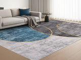Artiss Washable Floor Rug 240X340cm Large Geometric Area Rug Modern Floor Carpet FLR-2846-240X340-BLGY