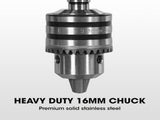 Baumr-AG 600W 12" Pedestal Floor Drill Press, 16 Speeds, 16mm Chuck V219-DRLDPRBMRAD19