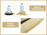 Straw Helmet Pith Bucket Sun Hat Men Vietnam War Army Hat Dad Boater Jungle Safari Explorer Miners V1259-DP01-A-3123