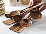 7-Piece Natural Teak Wooden Spoons for Cooking Set V728-PBVG11048