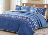 Nature Lover's Quilted bedspread and pillowcovers set Inspired by the Outdoors - Queen size V745-MAC080367Q13U