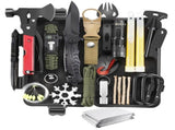 Red box outdoor survival equipment, wilderness survival treasure box toolbox set, adventure travel, V1197-GJ-072101