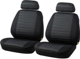 Universal Front Car Seat Covers for Driver and Passenger Seats, Protective Stylish Covers for Cars, V1189-LC-QP-00836