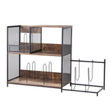 VEVOR 3-Tier Record Player Stand with Guitar Holder, Turntable Stand with Storage Holds Up to 300 V952-DCJJTMSC300Z9HOHUV0