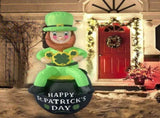 St. Patrick's Inflatable for St. Patricks Day Decorations Outdoor V1192-AZ-W-29604