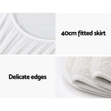 Giselle Bedding Double Size Electric Blanket Fleece EB-FL-LCD-D