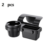 2 pack 4-in-1 Car Window Cup Holder and Phone Mount - Adjustable Dashboard Storage Organizer with V888-ELOSUNG56324