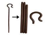 Egypt Pharaoh Scepter Shepherd Costume Crook Staff Halloween Crutch Stick Cosplay Decoration Cane V1294-YM0706-3115230087711