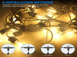 Solar Power 15LED 48FT Festoon String Lights Wedding Party Lights Waterproof V201-W12931718