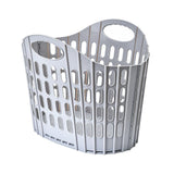 Large Hollow-out Foldable Laundry Hamper, Grey Portable Clothes Storage Basket, Neat Storage V1221-XM-LB4089-ZS99