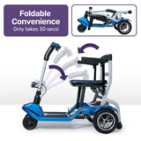 EQUIPMED Ultra-Lightweight Folding Electric Mobility Scooter, 19kg with Battery Removed, 120kg V219-HMBMSCEQPL1BA