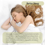 Bed Earthing Sheet Grounding Sheet Mat Large Bed Sheet Flat Sheet W/AU Plug193x203cm V201-W12918153
