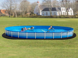 Oval Pool Liner Pad, 12 x 24 ft Pool Liner Pad for Above Ground Swimming Pools, Extra-Thick Pool V952-DSYYCDDOVAL1FNG34001V0