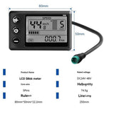 Three Mode Ebike Controller 17A 24V/36V/48V with S866 LCD Color Display Waterproof Connector 350W V1369-AZ3-W-08388