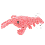 Floppy Lobster Interactive Dog Toy 2024 Funny Interactive Dog Dog Toy Jumping Moving Dog Toys For V1369-AZ3-W-11968