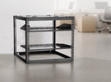 12U Open Frame Network Rack, 585 mm Depth, Wall Mounted or Floor Standing Server Rack, Heavy Duty 4 V952-KFSJJHS12UW2JXGBZ001V0