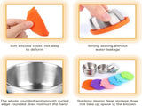 Mini Food Storage Containers - Stainless Snack Box - Set of 12 Dressing Jars - Small Stainless V1188-MS101-03088-1