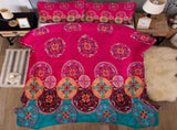 Charming Autumn Warm Plush 3 Pc Bedspread & Pillow Cover Set V745-AC080118Q13U