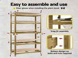 Giantz Garage Shelving 1.6X0.8m Warehouse Shelves Storage Rack Pallet Racking Yellow WR-E-8X16-YL