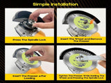 Cordless Angle Grinder 4-1/2 inch for Makita 18V MAX Battery, Grinder Tool, Power Electric Grinders, V1181-AG