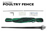 Electric Chicken Netting 60m x 115cm Green Double Prong Poultry Mesh Fence V379-CHICKNET60