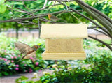 Bird Feeders for Outside Hanging, Wooden Bird Feeder, Outdoor Large Capacity Wood Birdfeeder, for V1366-AZ2-W-23362